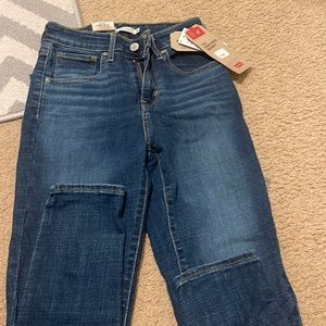 Levi’s 721 high rise skinny jeans, womens 24.